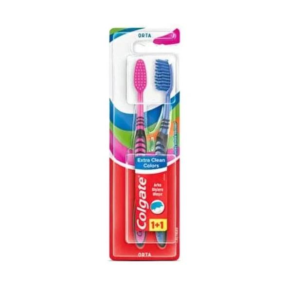 Colgate Extra Clean Colors 1+1 Orta ürün görseli 1