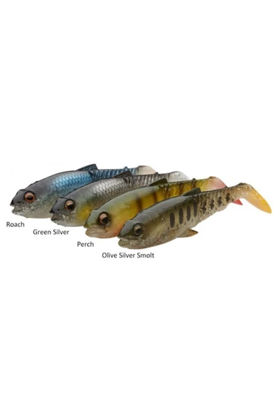 Craft Cannibal Paddletail 10.5 Cm 12 Gr Clear Water Mix 4 Adet ürün görseli 1