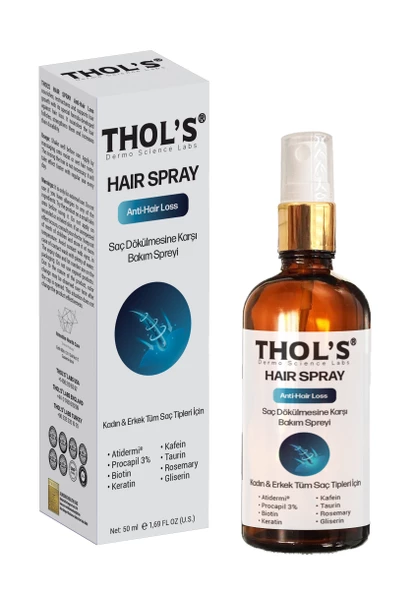 THOL'S HAIR SPRAY Anti-Hair Loss (TB31)   Saç Dökülmesine Karşı Bakım Spreyi - 50 ml ürün görseli 1