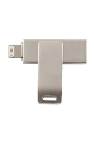 64 Gb Lightnibg Girişili Otg Metal Flash Bellek Usb2.0 ürün görseli 1