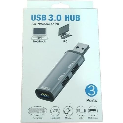 Usb 3.0 Hub Çoklayıcı 1*Usb 3.0- 2*Usb 2.0 Çoklayıcı ürün görseli 1