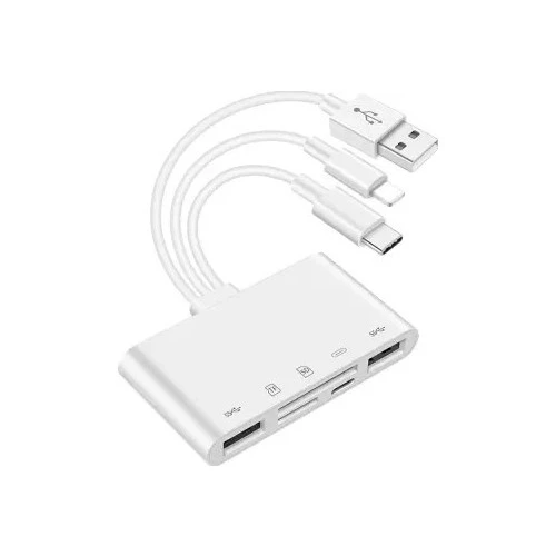 Lightning-Type C- Usb 3.0  Çoklayıcı Micro Sd- Sd Kart Okuyucu ürün görseli 1