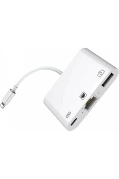 İphone Lightning   Etherent Çevirici - Usb Girişi - Resim 2