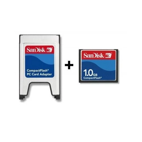 Sandisk Pcmcıa-Cf Adaptör + 1Gb Cf Kart ürün görseli 1