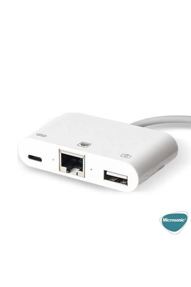 İphone Lightning   Etherent Çevirici - Usb Girişi ürün görseli 1