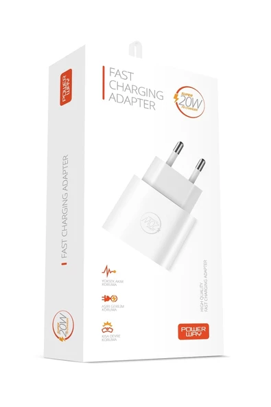 20W Type C Giriş Hızlı Şarj Başlığı Rx20 ürün görseli 1