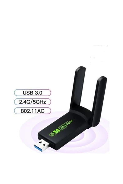 Torima 1300 Mbps 2.4-5 Ghz Dual Band Usb Adapter Wireless ürün görseli 1