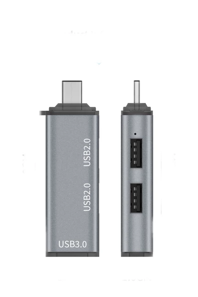 Type C 3 Port Usb Çoklayıcı 1*3.0-2*2.0 ürün görseli 1