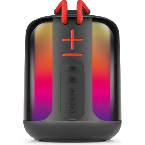 Powerway Capsule Taşınabilir Bluetooth Hoparlör Ses Bombası Sese Duyarlı Led Işık ürün görseli 1