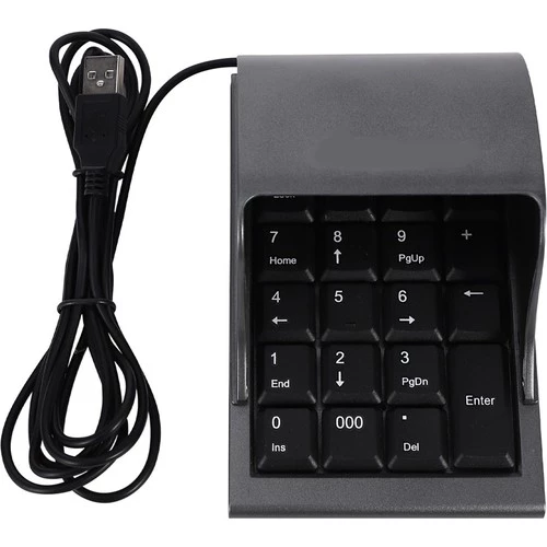 Kablolu 19 Tuşlu Güvenlik Kontrollu Keypad-Numlock - Resim 2