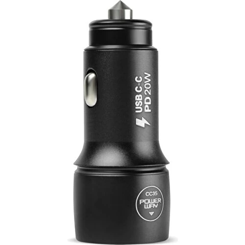 Powerway Pd20W 3100 Amper Type-C To Lıghtıng Hızlı Şarj Araç Şarj Seti Cc35 ürün görseli 1