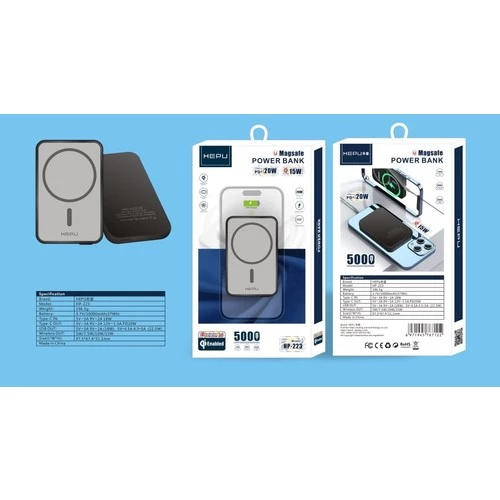 Hepu Hp 223 Pd 20W Magsafe Kablosuz 5.000 Manyetik Hızlı Şarj ürün görseli 1
