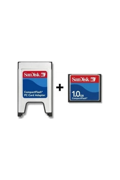 1 Gb Compact Flash Hafıza Kartı + Pcmcıa Kart Okuyucu ürün görseli 1