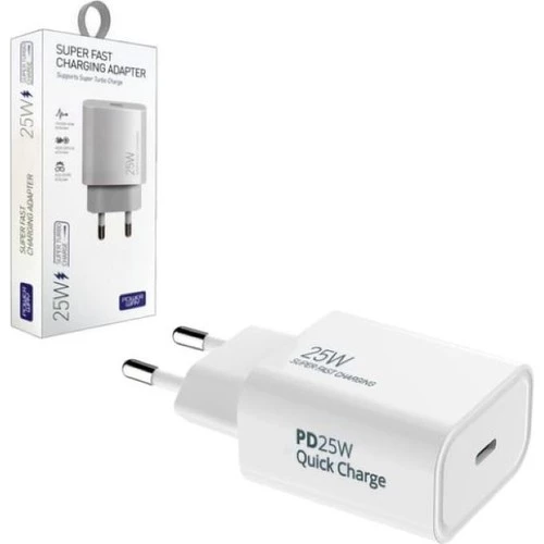 Powerway S25 25W Super Fast Turbo Type-C Başlık Şarj Aleti ürün görseli 1