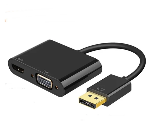 Pmr Displayport to Hdmi -Vga Çevirici Adaptör ürün görseli 1
