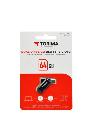 Torima 64 Gb Type C - Usb Çift Taraflı Flash Bellek ürün görseli 1