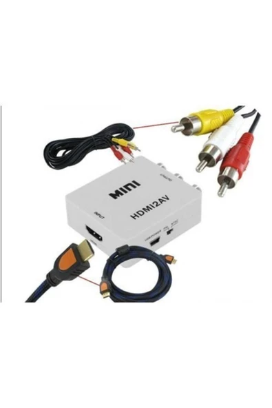 Hdmi To Rca Hdmi To Scart Çevirici Dönüştürücü ürün görseli 1