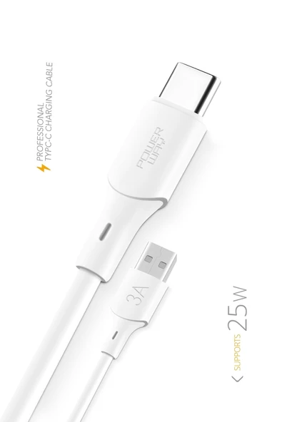 Powerway Qc3A 25W Type C To Usb Şarj Ve Data Kablosu ürün görseli 1