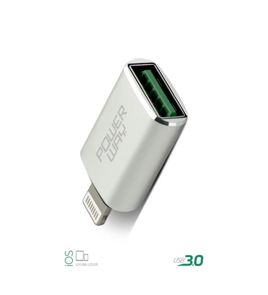 Powerway Lightning Erkek Usb 3.0 Dişi Çevirici ürün görseli 1