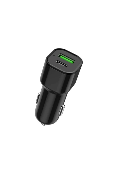 Torima C10 38W Type-C - Usb Port 2 Giriş Araç Şarj Cihazı ürün görseli 1