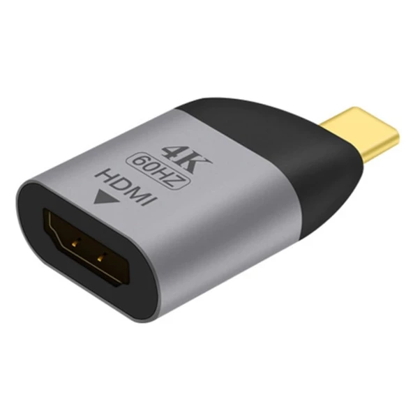 Type C To Hdmi 4K 60Hz Çevirici Dönüştürücü Mini Adaptor ürün görseli 1