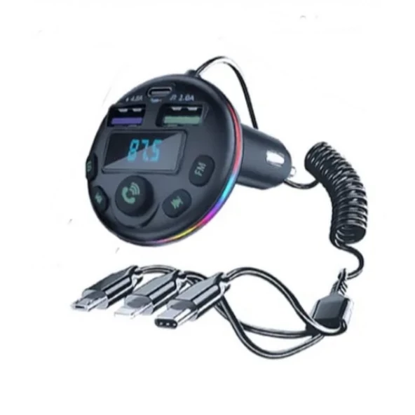 Torima G14 Bluetoot Fm Transmitter Fm Verici 36W Pd Giriş Type C- Microusb -Lightning şarj girişi ürün görseli 1