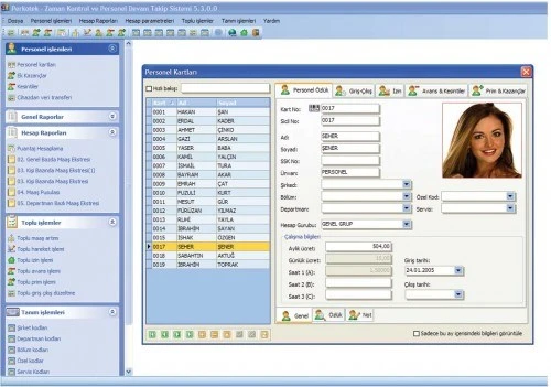 Perkotek Personel Takip Programı ürün görseli 1