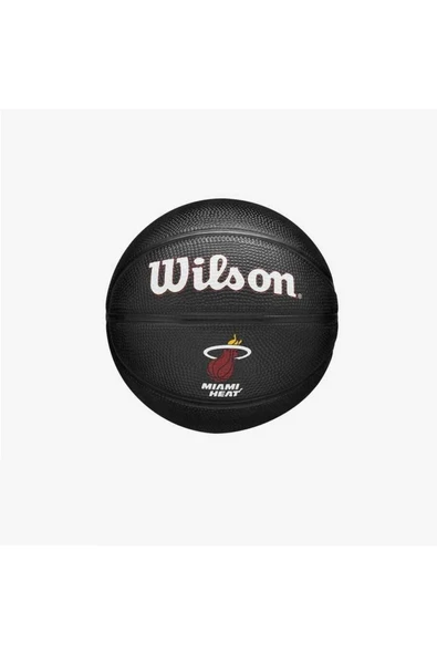 Wilson NBA Team Tribute Mini Miami Heat SZ3 Basketbol Topu WZ4017607XB3 ürün görseli 1