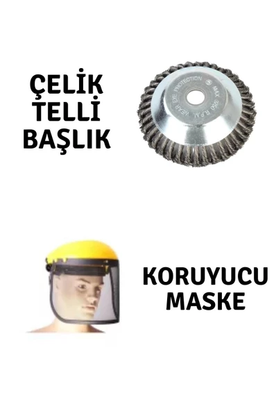 Profesyonel Koruyucu Maske ve Rapco Çelik Telli Başlık ürün görseli 1