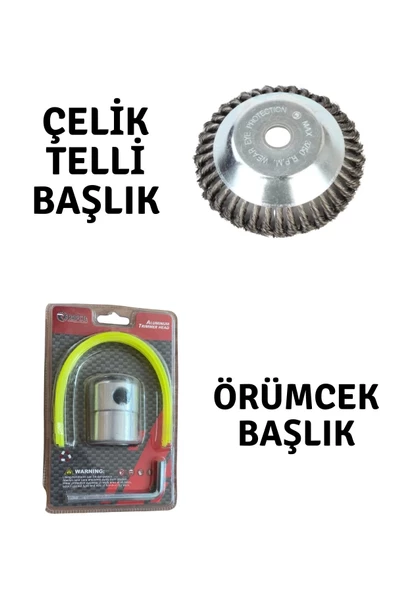 Rapco Motorlu Tırpan Çelik Telli Başlık ve Örümcek Başlık ürün görseli 1