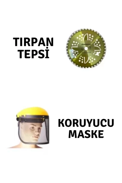 Profesyonel Koruyucu Maske ve  Tırpan Tepsisi ürün görseli 1