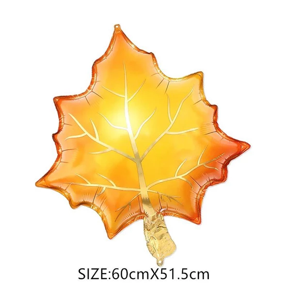 Sarı Yaprak Folyo Balon 60x51 cm ürün görseli 1