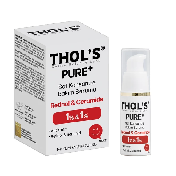 THOL'S PURE+ Retinol 1% + Ceramide 1% - 15 ml (TB66) Bakım Serumu ürün görseli 1