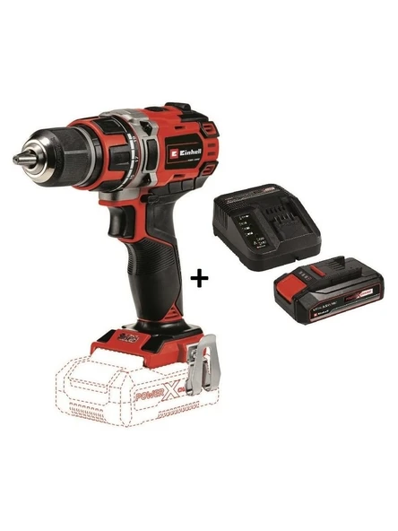 Einhell TP-CD 18/50 Lİ-İ-BL  Darbeli Vidalama + 2.5 Ah Starter Kit ürün görseli 1