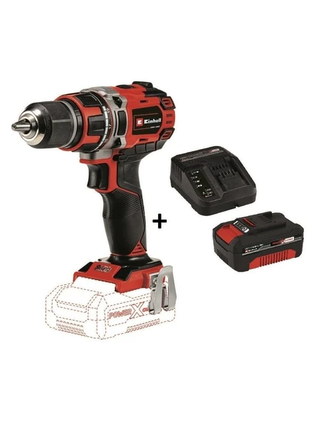 Einhell TP-CD 18/50 Lİ-İ-BL  Darbeli Vidalama + 4.0Ah Starter Kit ürün görseli 1