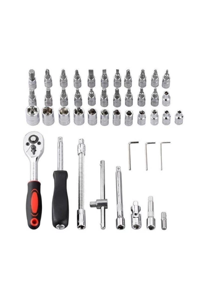 Phunda 46 Parça 1/4" Lokma Takımı - Resim 3