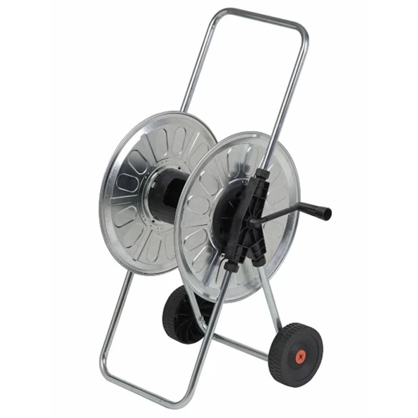 AGRATİ 220 HORTUM MAKARASI TEKERLİ KROM METAL (80mt-1/2'') ürün görseli 1