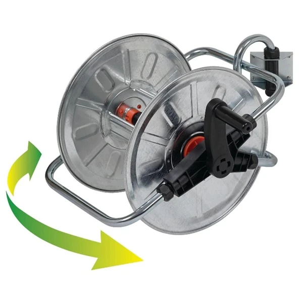 AGRATİ 130 HAREKETLİ HORTUM MAKARASI KROM METAL (50mt-1/2'') ürün görseli 1