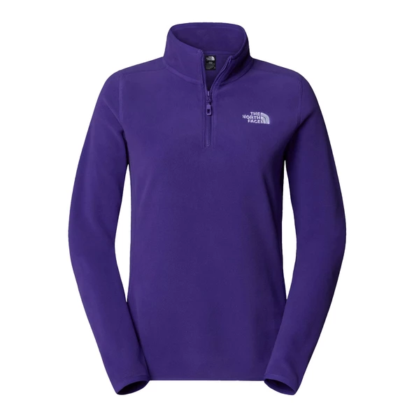 The North Face W 100 GLACIER Kadın Yarım Fermuar Polar NF0A855MNL41 ürün görseli 1