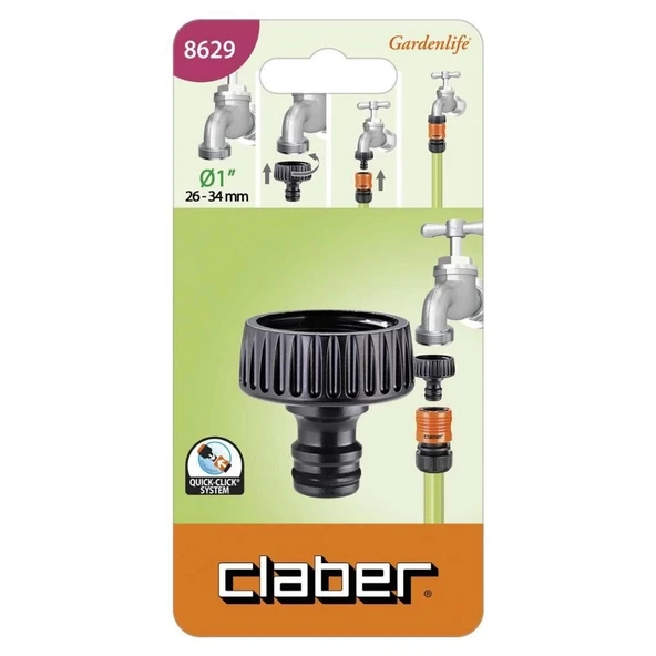 MUSLUK ADAPTÖRÜ 1'' CLABER 8629 ürün görseli 1
