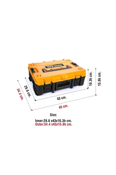 Super-Bag Tekreyonda Master Case-S (Süngerli) ASR-6032 - Resim 2