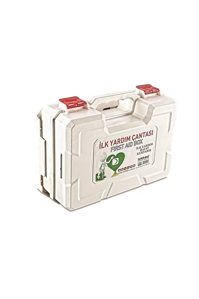 Süper Bag Acil İlk Yardım Çantası Seti Malzemeli İçi Dolu ASR-5015 Beyaz ürün görseli 1