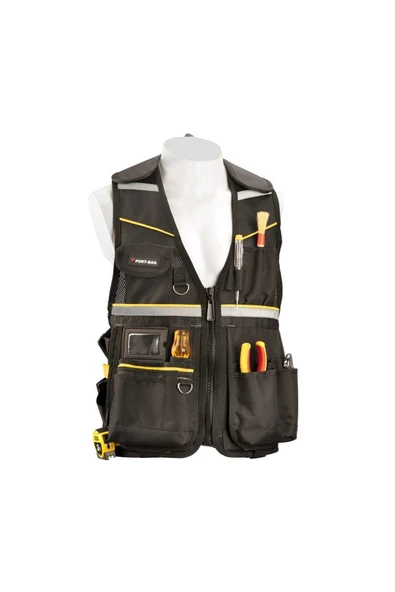 Tekreyonda Portbag Dybox Bez Alet Takım Çantası Iş Yeleği PBZ.05 ürün görseli 1
