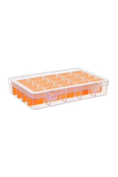 Super Bag 25 Gözlü Vida Dübel Çivi Hobi Balıkçı Malzeme Kutusu Organizer Asr-5048 ürün görseli 1