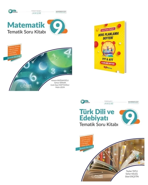 9. Sınıf 2025 Matematik ve Edebiyat Tematik Soru Kitabı ürün görseli 1