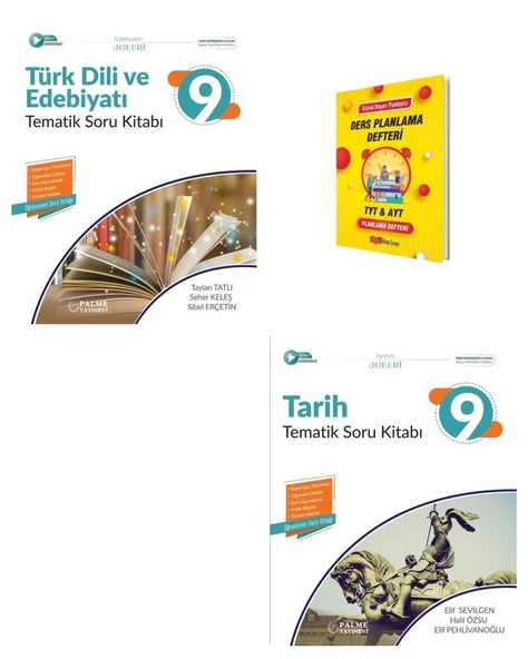 9. Sınıf 2025 Edebiyat ve Tarih Tematik Soru Kitabı ürün görseli 1