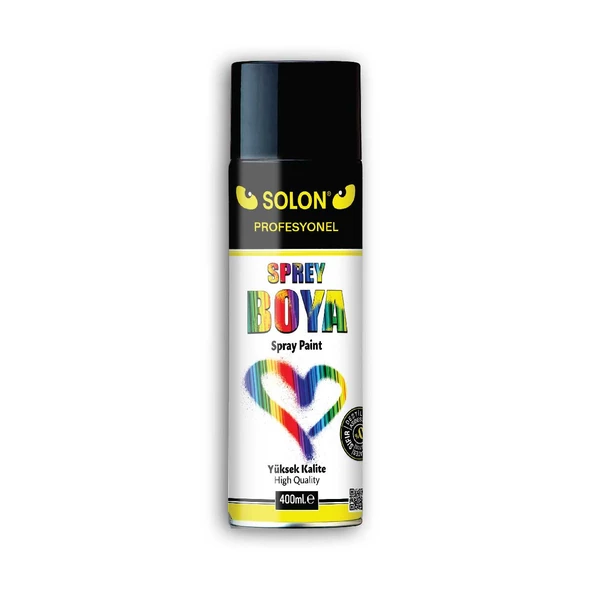 Sprey Boya Parlak Siyah 400 Ml. - Resim 2