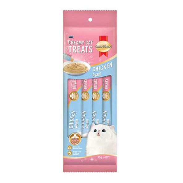 Smart Heart Tavuklu Krema Kedi Ödülü 4x15 Gr ürün görseli 1