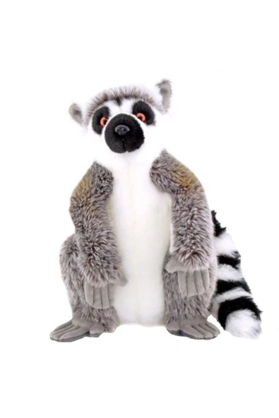 Oturan Lemur 28 Cm Figürlü Peluş Oyuncak ürün görseli 1