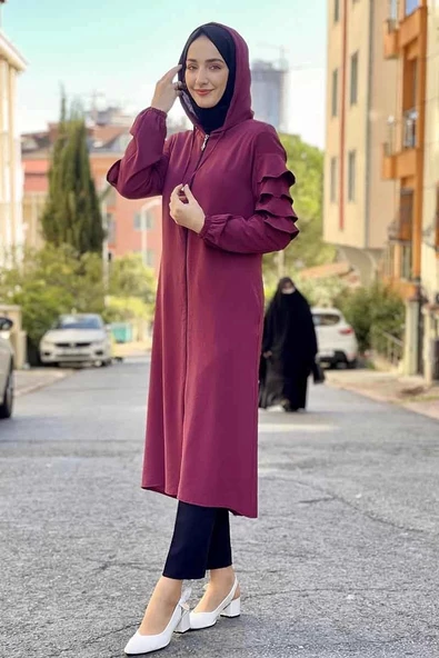 Kapişonlu Kap Vişne ürün görseli 1